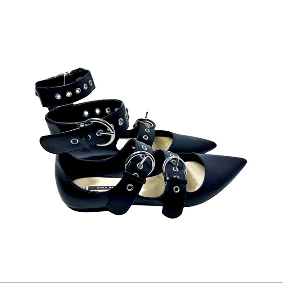 Zara funky flat shoes: size 35 (5) - Picture 2 of 4